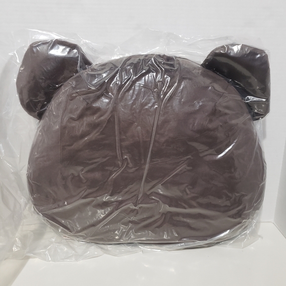 Taito Jujutsu Kaisen Gojo Curse Skeleton Tsukamoto Brown Bear Face Cushion - Picture 2 of 4